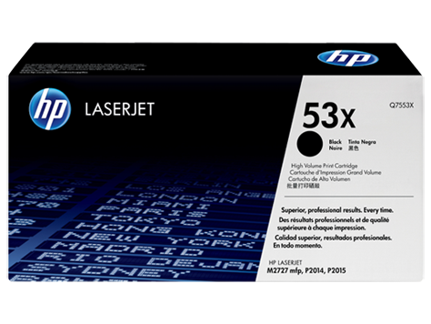 HP 53X High Yield Black Original LaserJet Toner Cartridge (Q7553X) 618EL